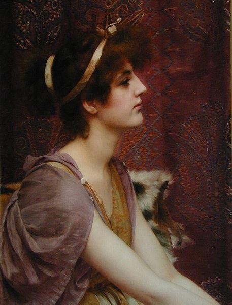 John William Godward Classical Beauty